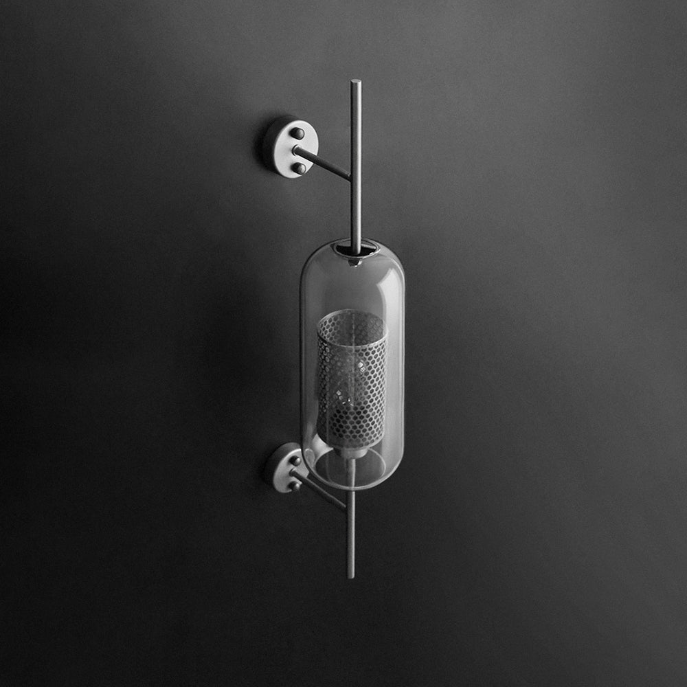 Industriel geometrisk væglampe - stil og modernitet
