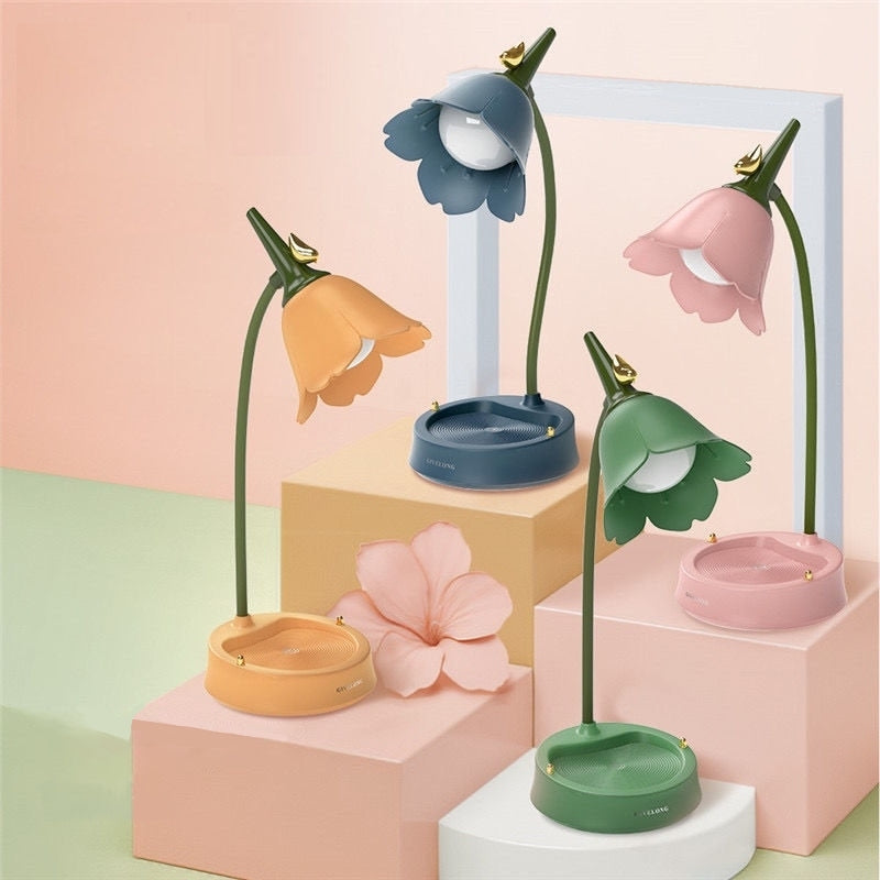Lampe De Bureau Fleur – Élégance Et Lumière Douce