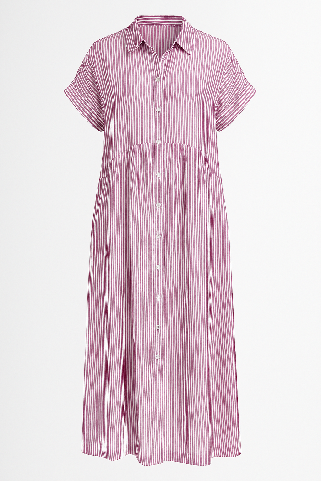 فستان ميدي مع جيوب - أنيق، مريح ومع جيوب عملية