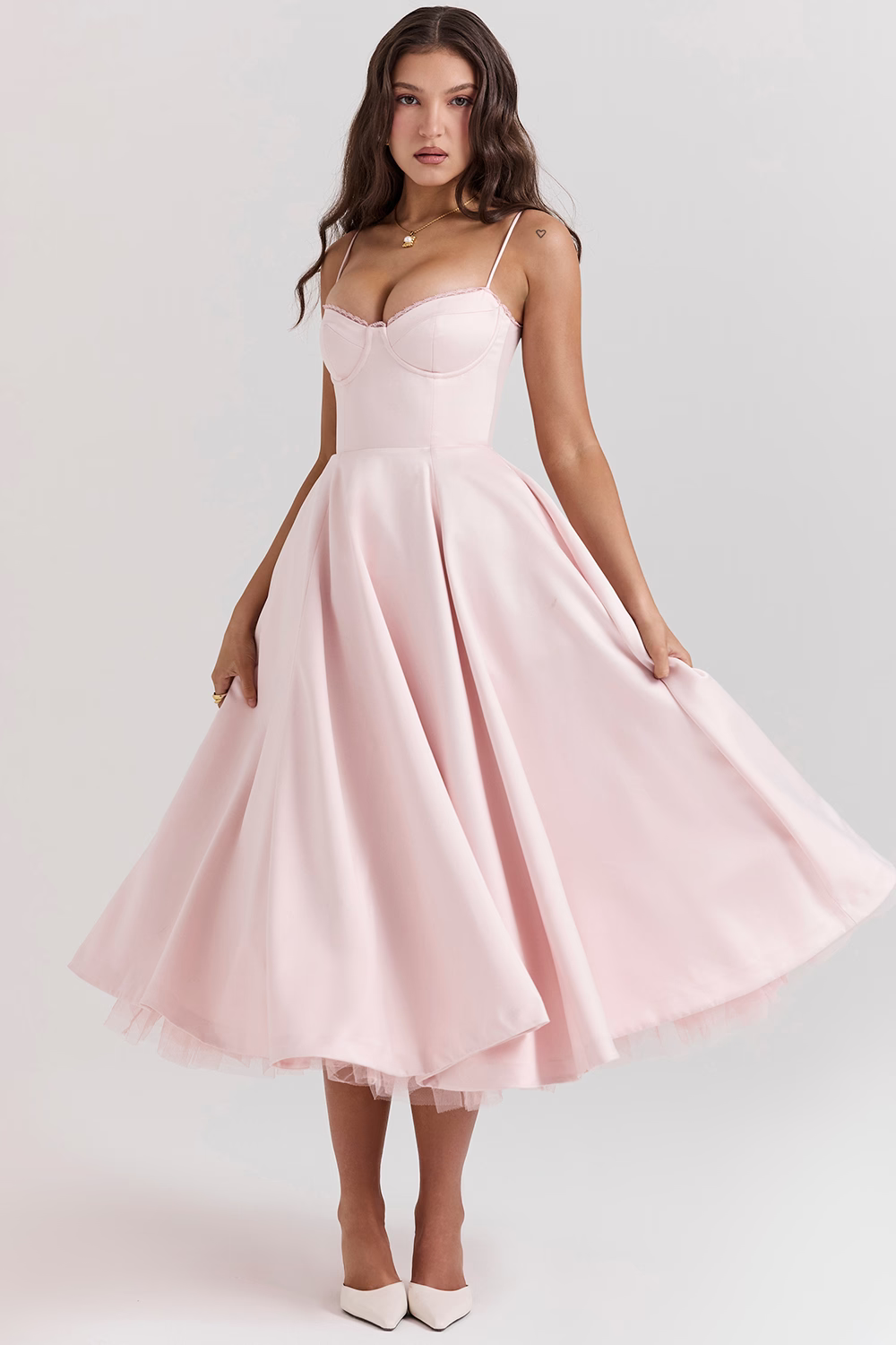 Lory | Robe Mi-Longue À Bretelles – Glamour Classique Et Légèreté