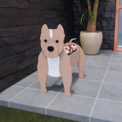 Vaso de Flores Original — Forma de Cão