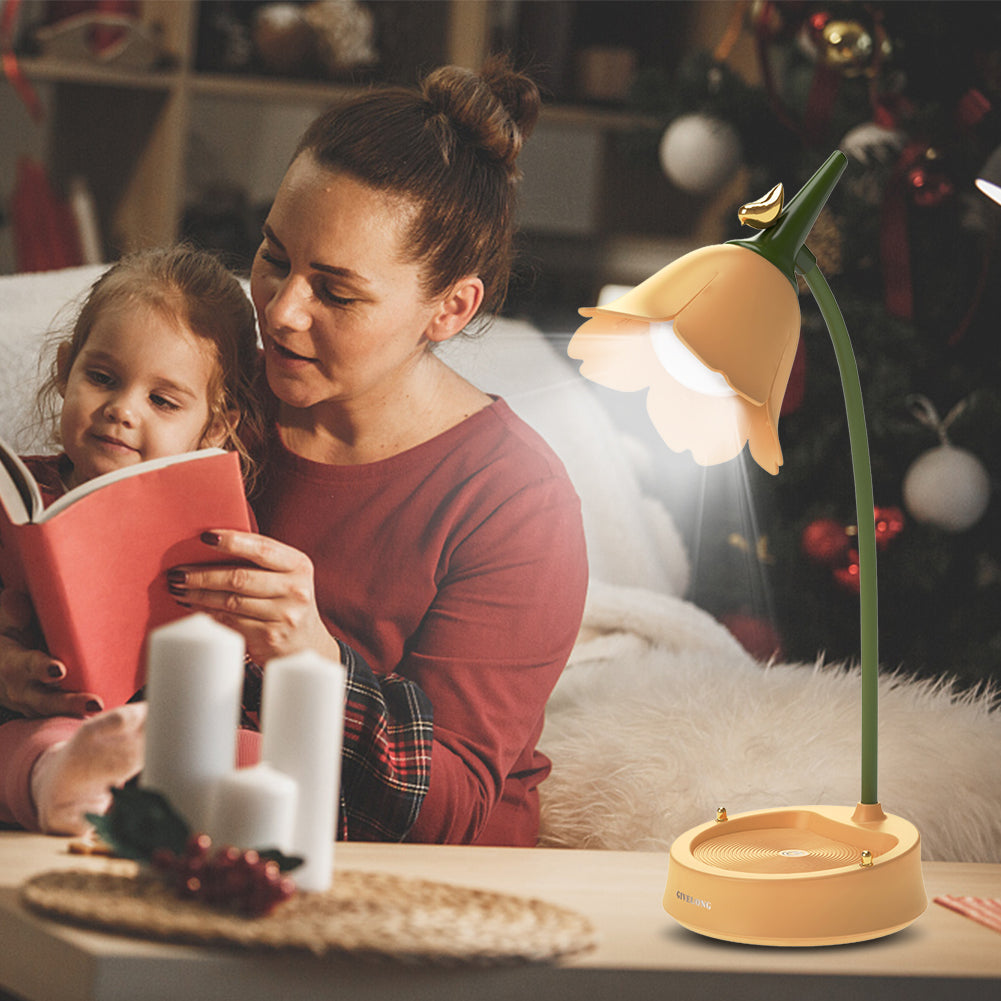 Lampe De Bureau Fleur – Élégance Et Lumière Douce