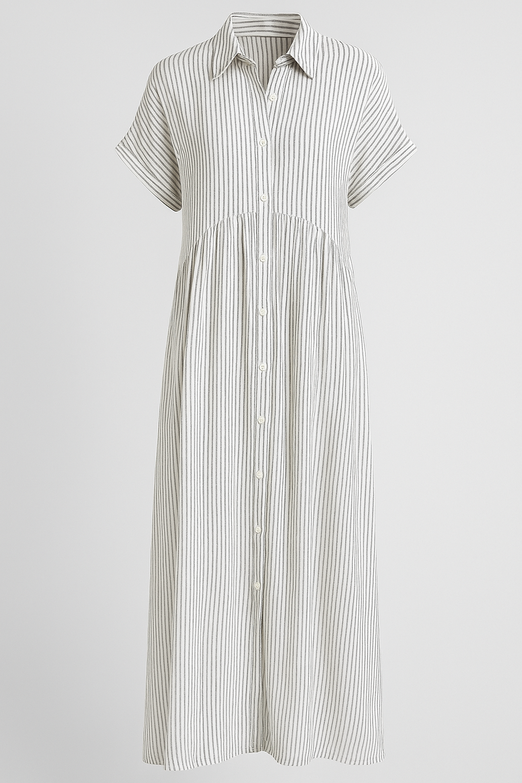 فستان ميدي مع جيوب - أنيق، مريح ومع جيوب عملية