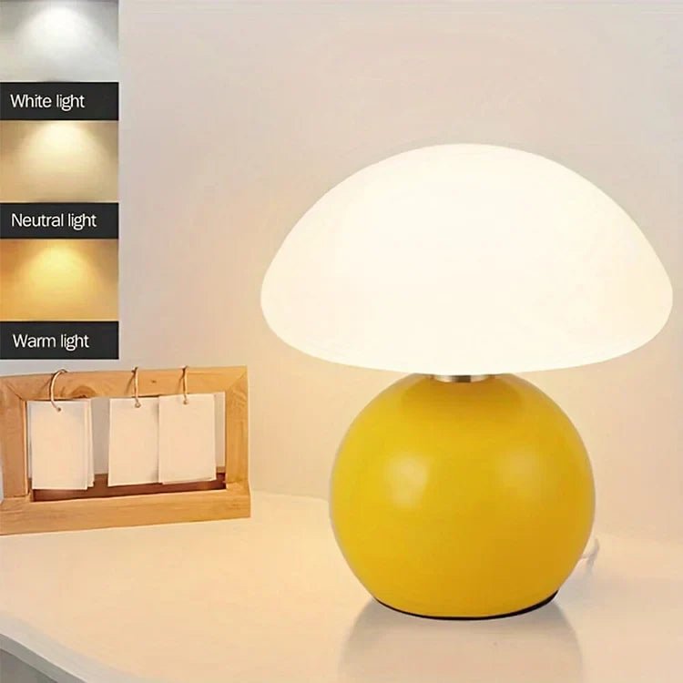Lampe De Table En Forme De Champignon – Élégance Et Originalité