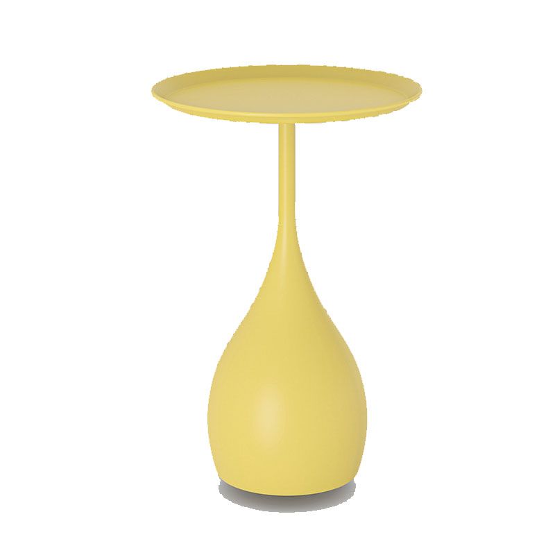 Table D’Appoint Ronde – Structure Métal Et Socle Stable