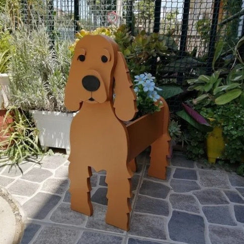 Vaso de Flores Original — Forma de Cão