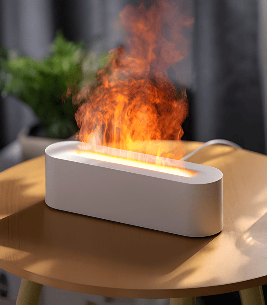 ناشر الروائح العطرية USB مع إضاءة LED متعددة الألوان - جو مريح ورذاذ خفيف