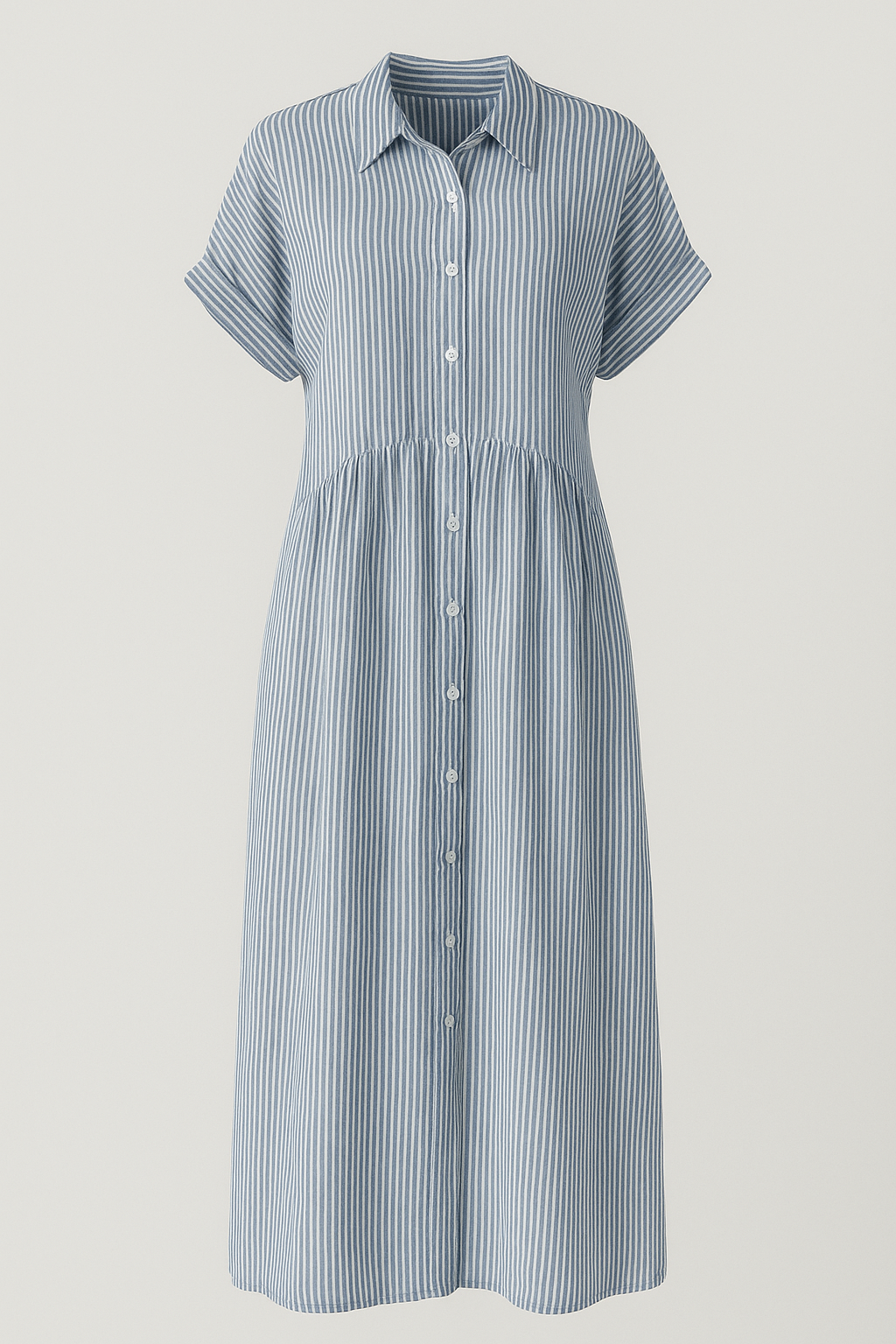 فستان ميدي مع جيوب - أنيق، مريح ومع جيوب عملية