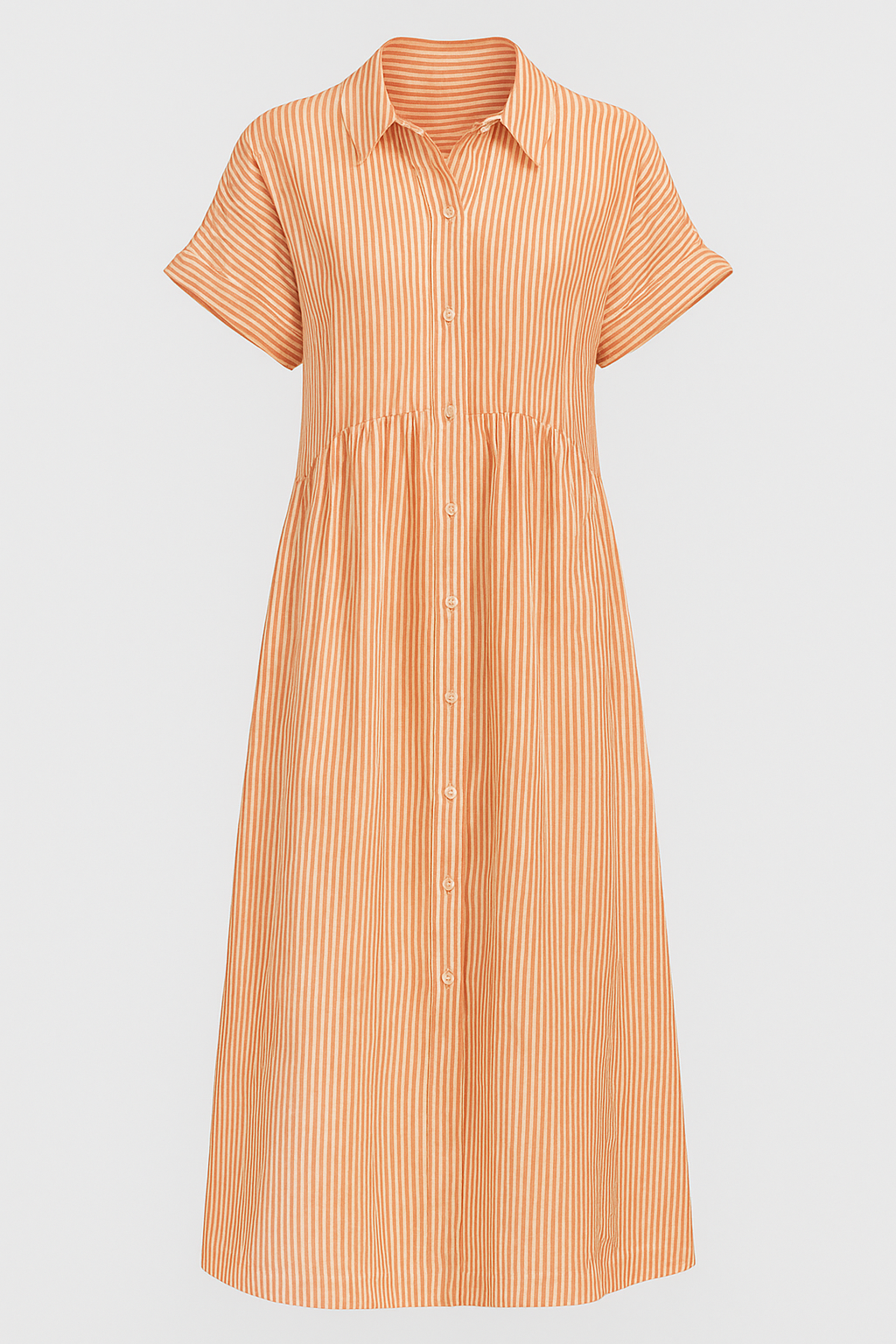 فستان ميدي مع جيوب - أنيق، مريح ومع جيوب عملية