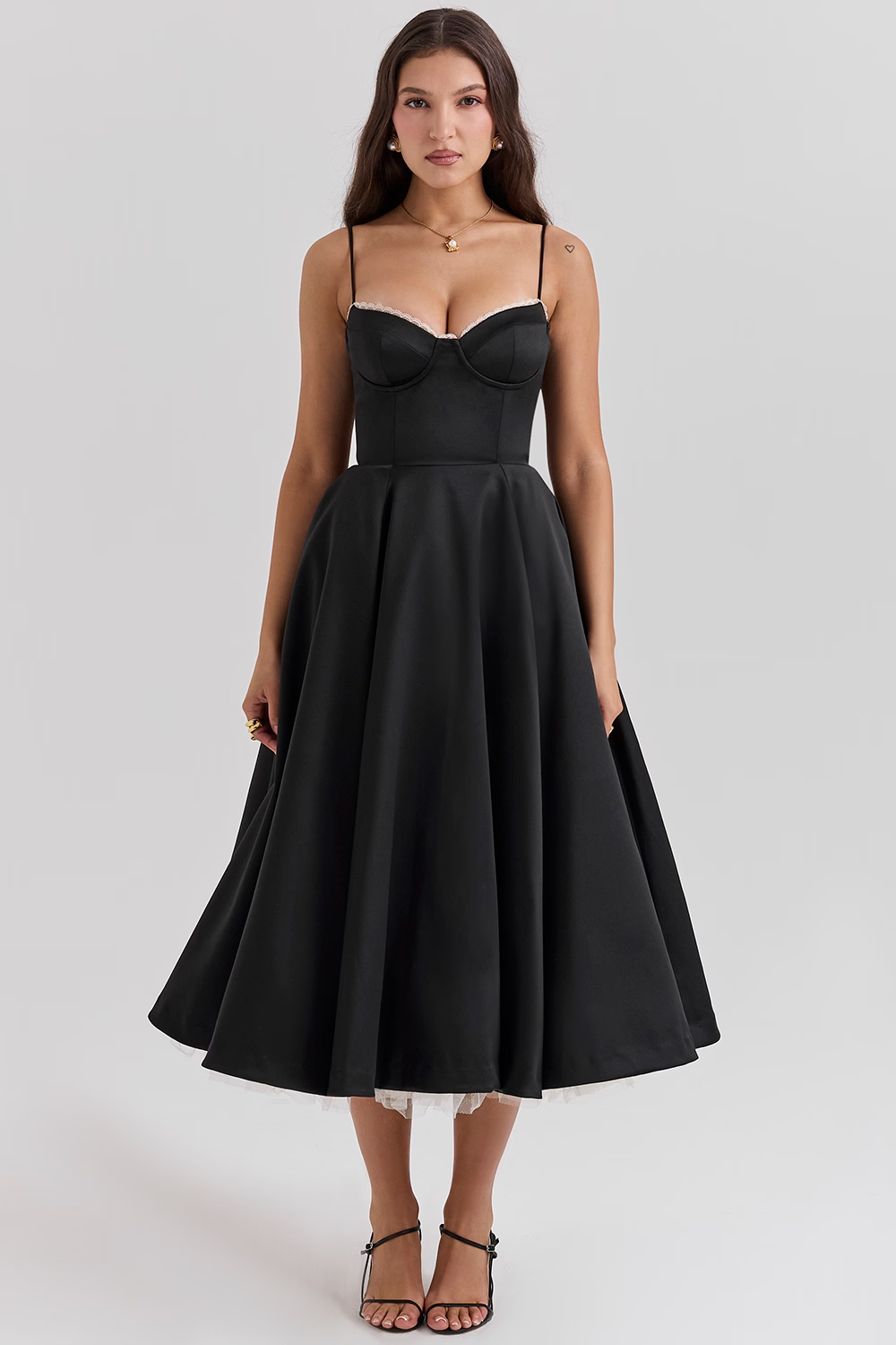 Lory | Robe Mi-Longue À Bretelles – Glamour Classique Et Légèreté