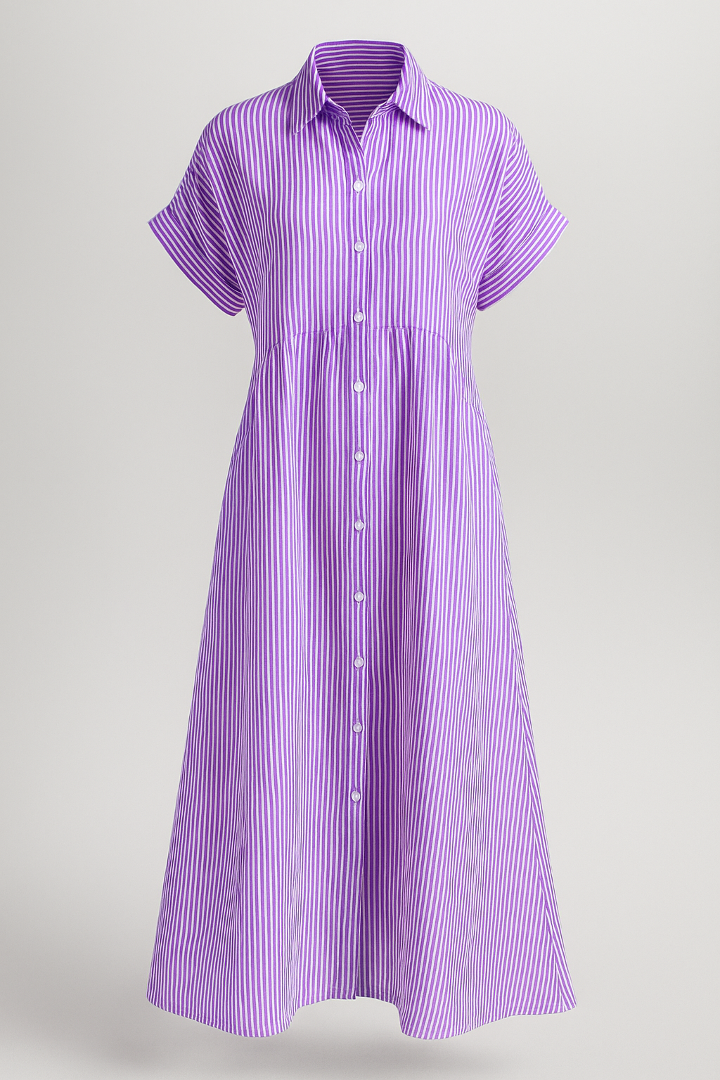 فستان ميدي مع جيوب - أنيق، مريح ومع جيوب عملية