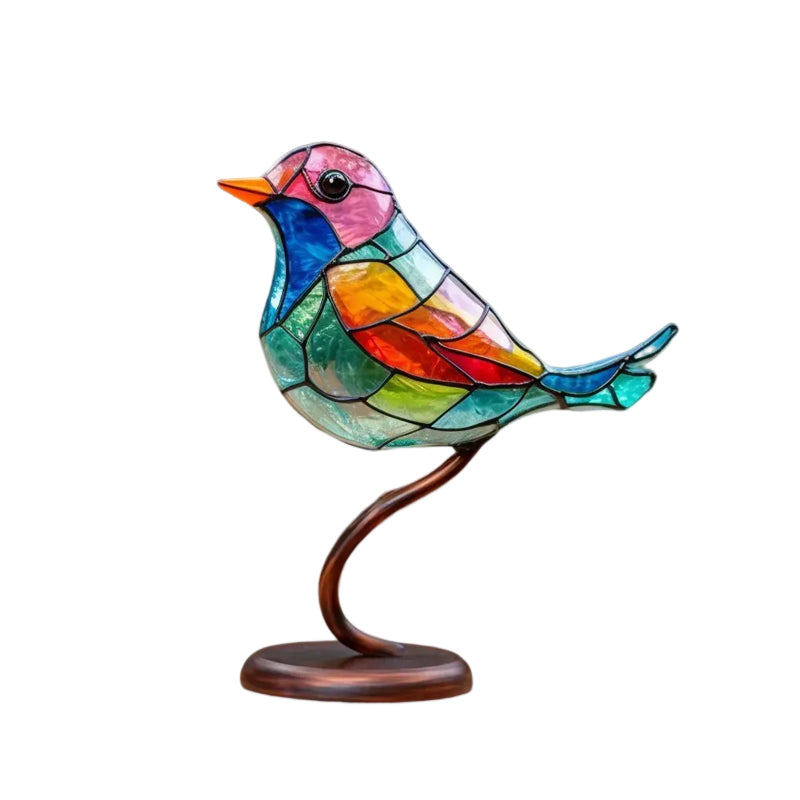 Dekorativní ornament – Ptáci sedící na větvi