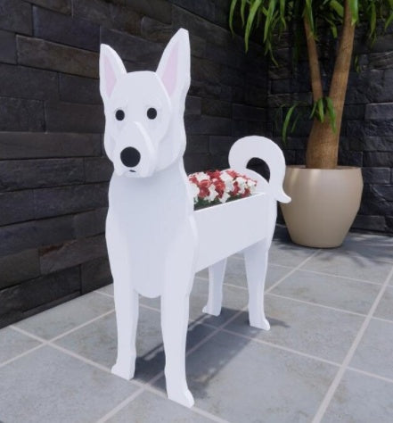 Vaso de Flores Original — Forma de Cão