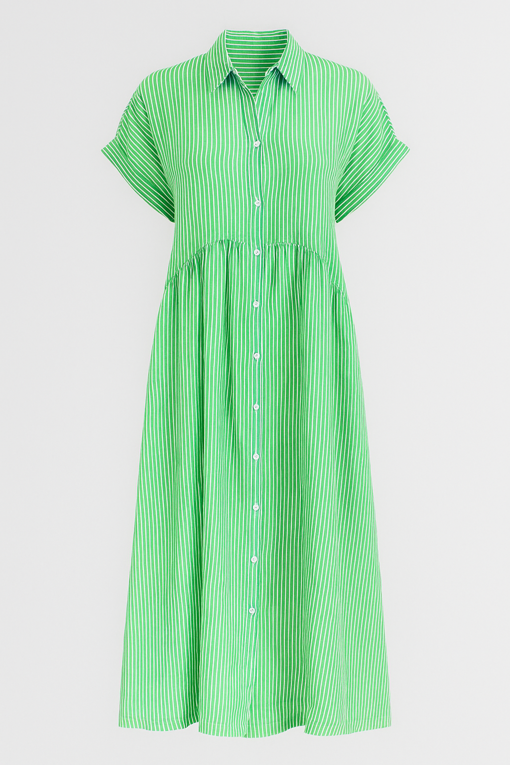 فستان ميدي مع جيوب - أنيق، مريح ومع جيوب عملية