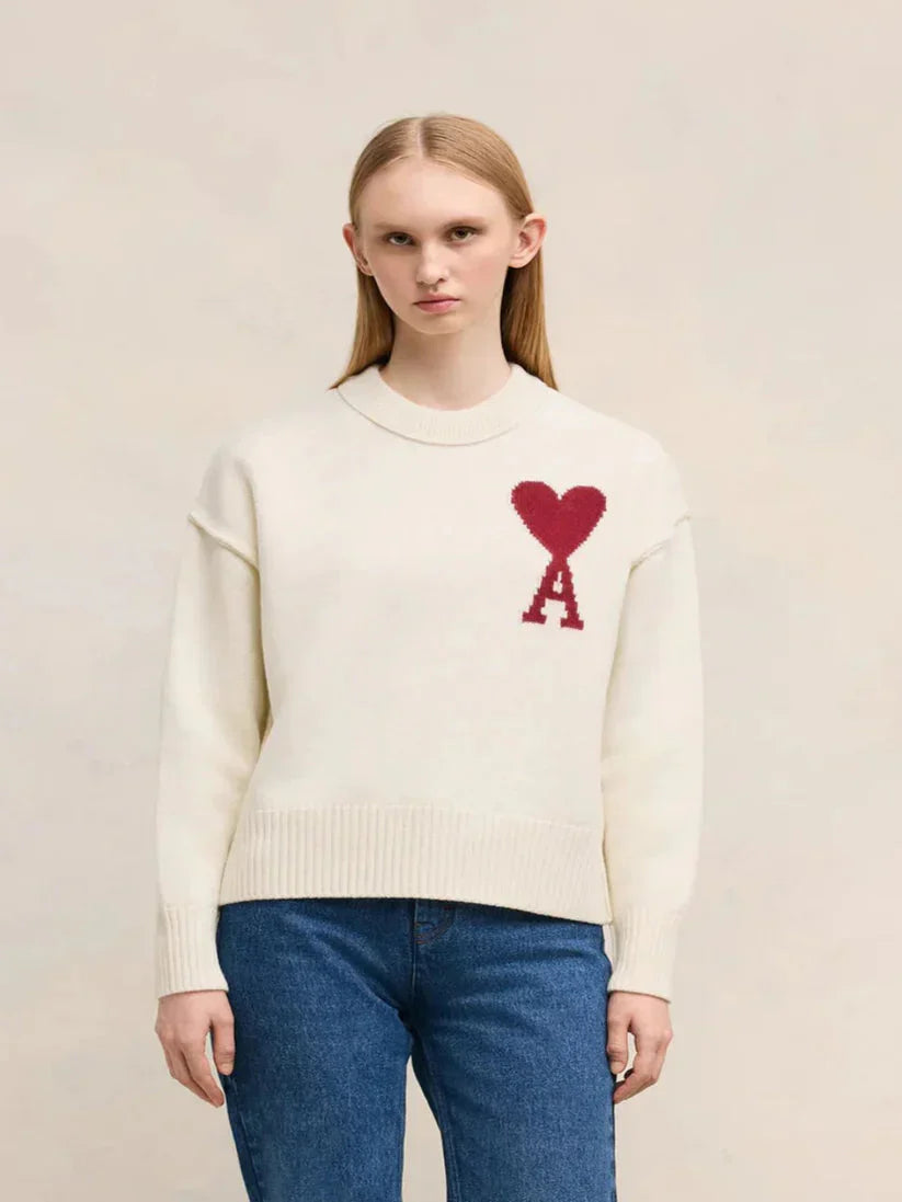 Aimé | Maglione Unisex – Cuore Emblematico e Stile Trendy