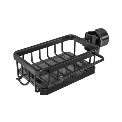 Porta-esponjas compacto para grifo – Almacenamiento ingenioso y ahorro de espacio 