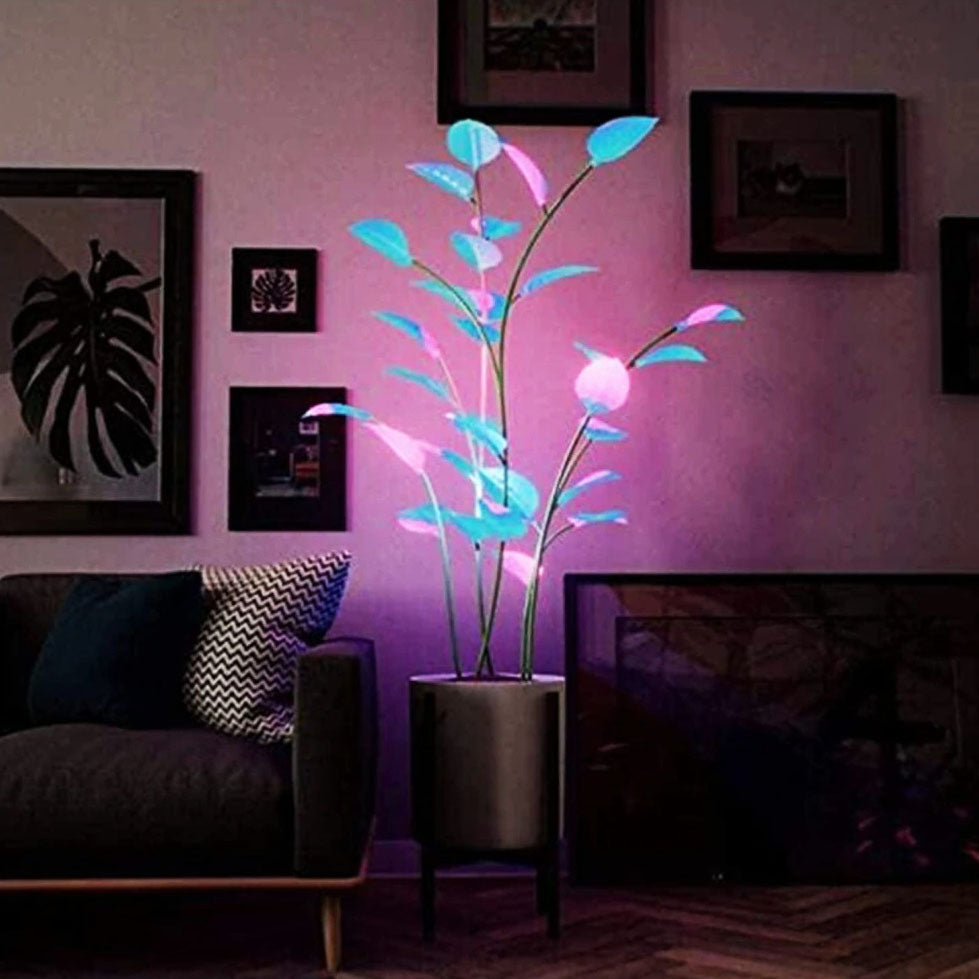 植物の形をした魔法のLEDランプ – 自然で魅力的な雰囲気 