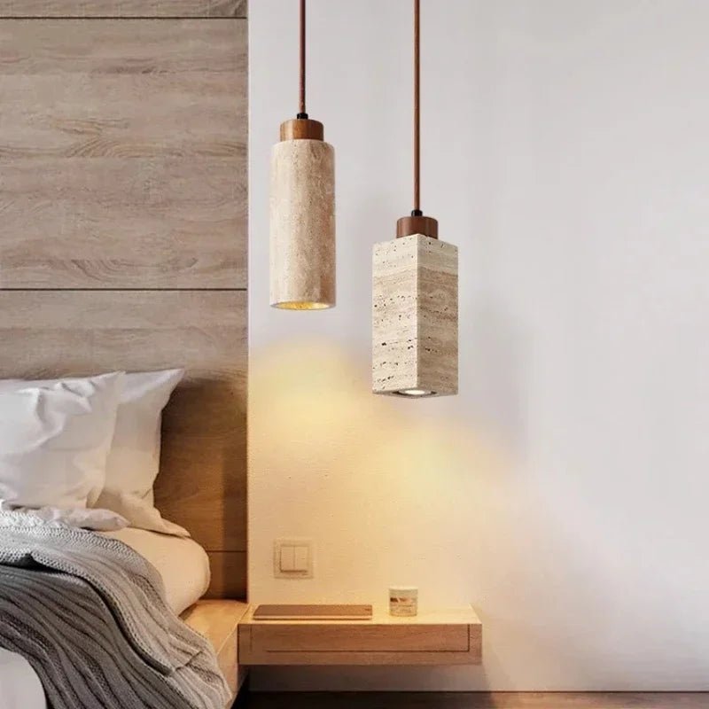 Lampa wisząca z naturalnego kamienia – elegancja i autentyczność 