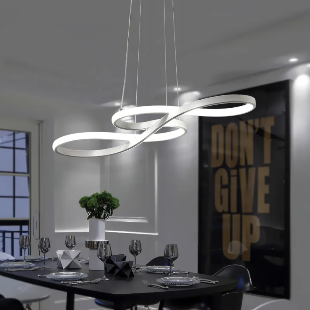 Modern LED függőlámpa gyűrűkben – Elegáns és futurisztikus design 