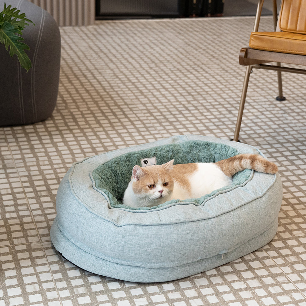 Cama em Forma de Donut para Cão – Conforto e Suavidade 