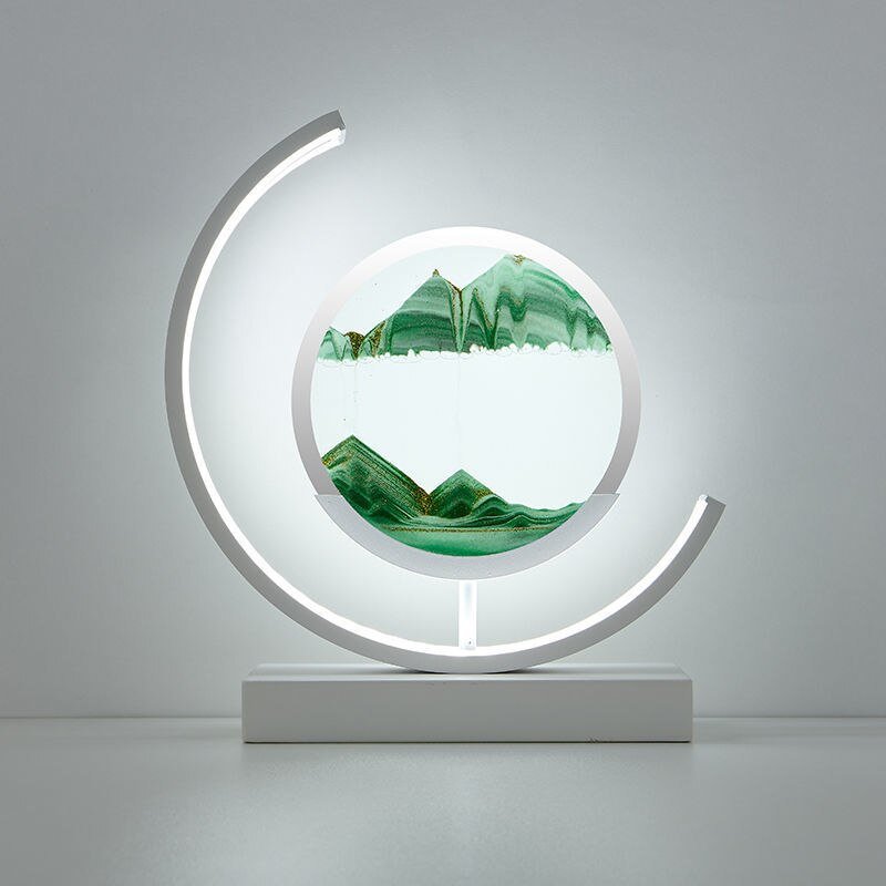 Pohybová písečná lampa – vizuální relaxace a uklidňující atmosféra 