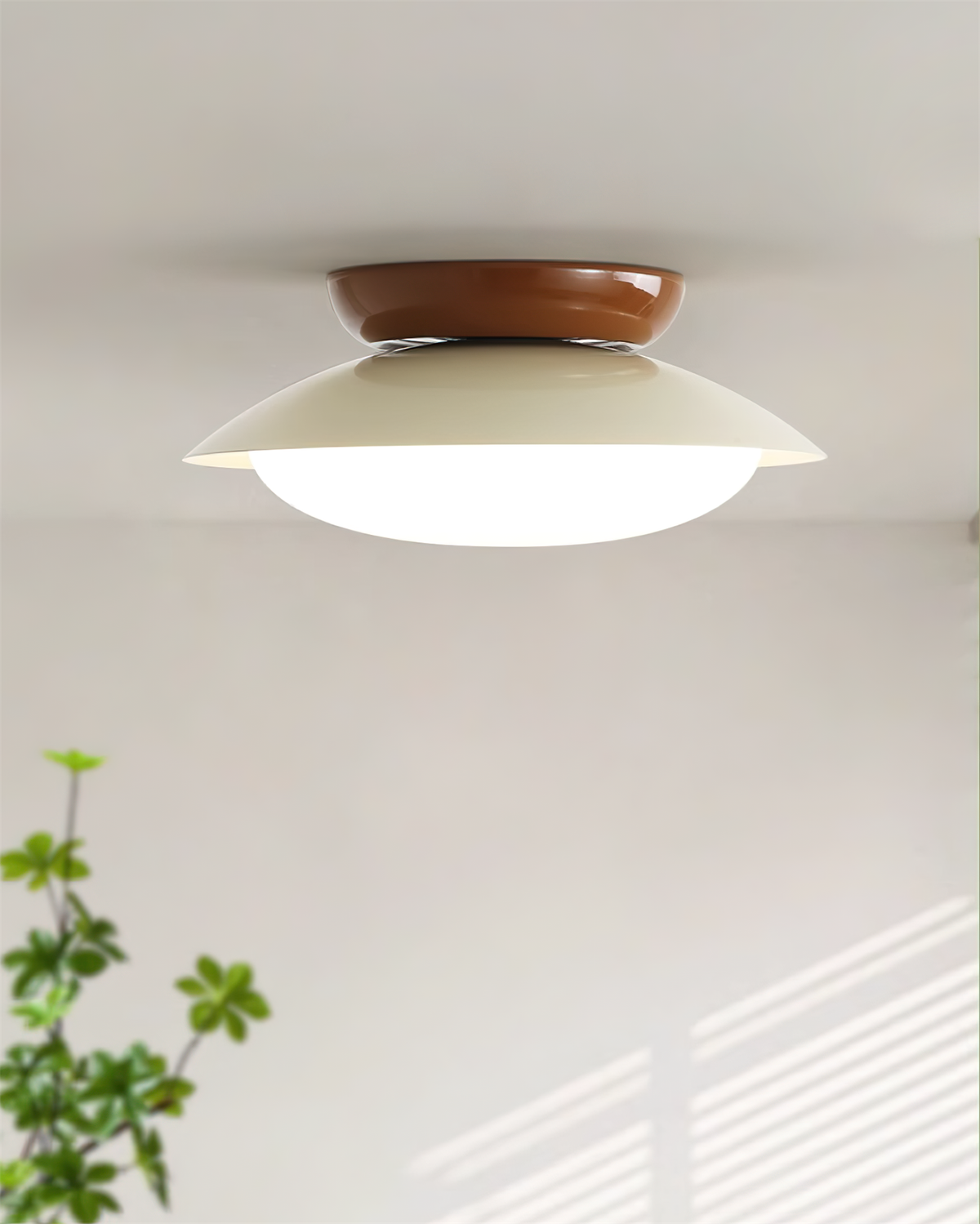 Plafonnier Rond LED — Éclat Naturel & Élégance Discrète