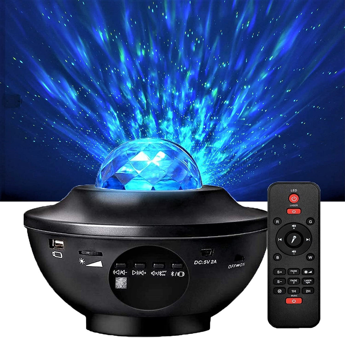 Galaxy fényprojektor - világító és nyugtató dekoráció