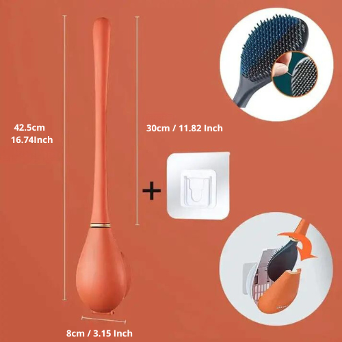 SmartBrush - Brosse WC en Silicone élégante et hygiénique