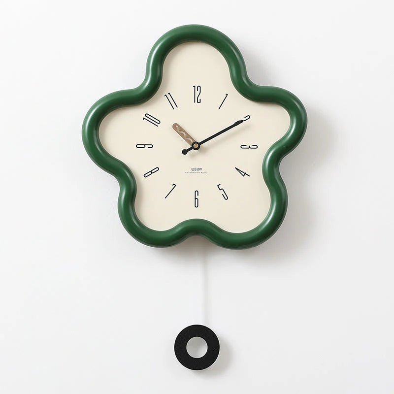 Ceas de perete pendul floare 3D – Eleganță decorativă și stil modern 