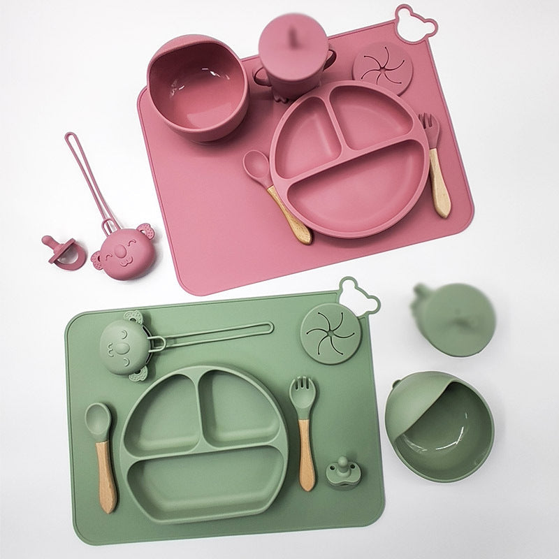 Platos de silicona para bebés - Suaves, prácticos e higiénicos