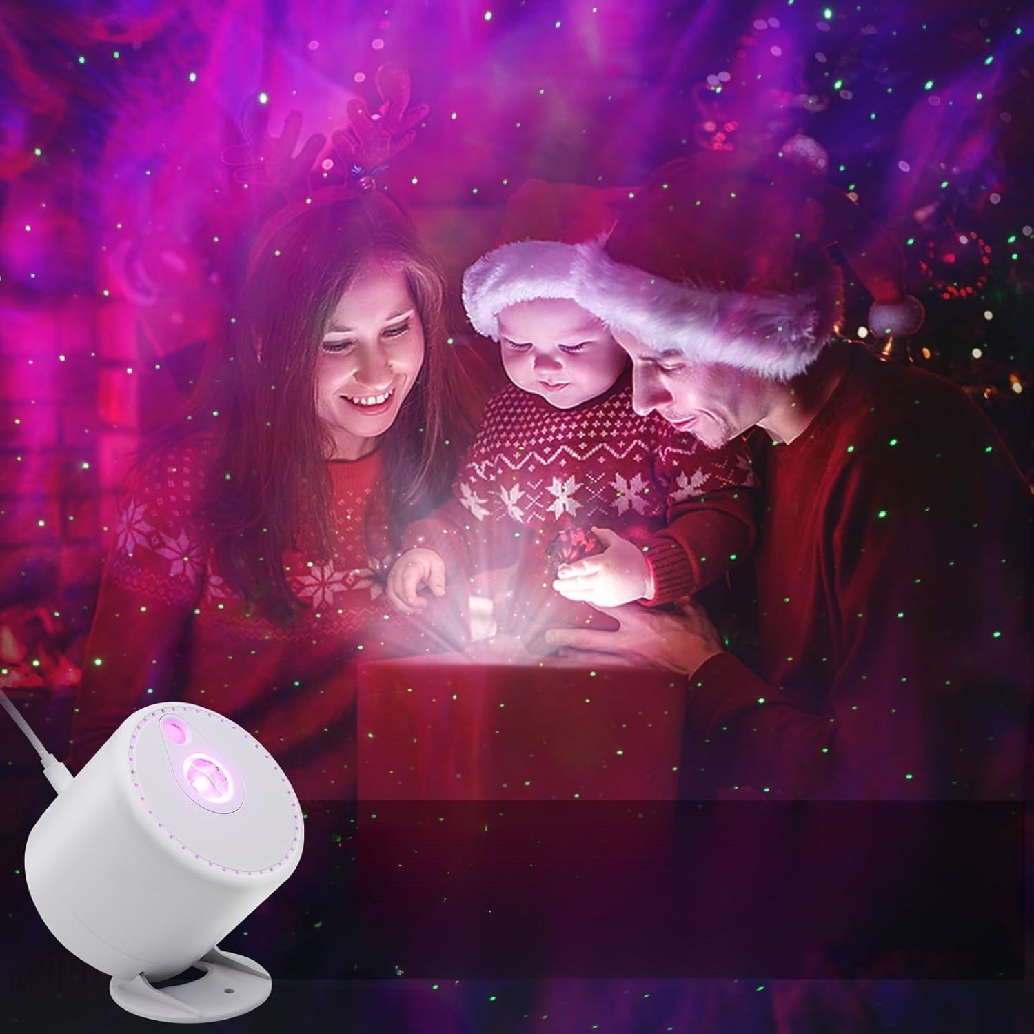LED projektor – Relaxačná galaxijná atmosféra 