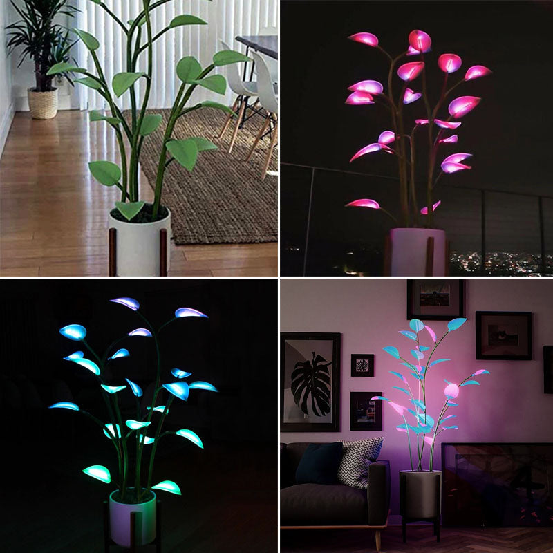 植物の形をした魔法のLEDランプ – 自然で魅力的な雰囲気 