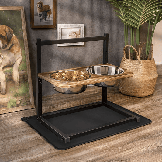 Soporte de comederos ajustable para perro – Confort óptimo 