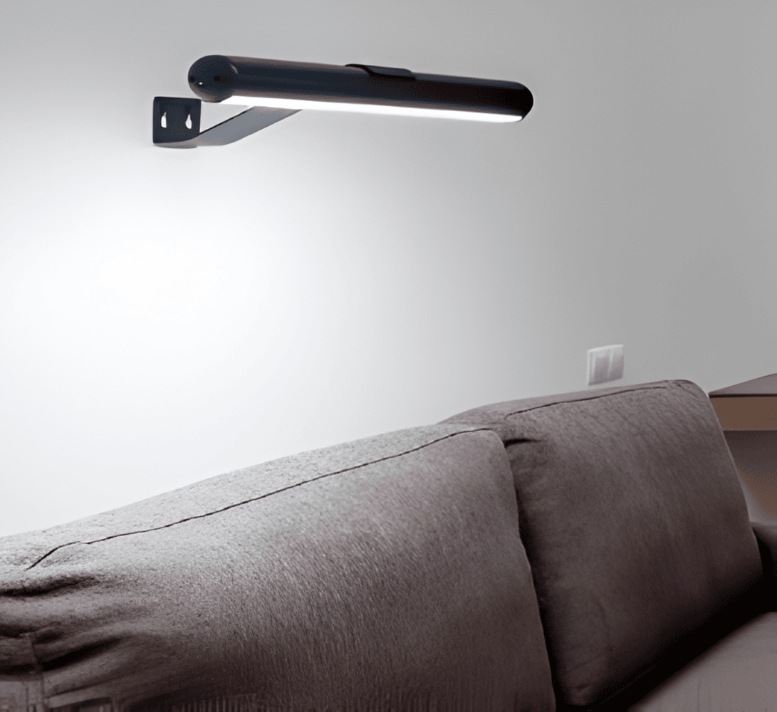Langaton USB-ladattava LED-seinävalaisin - täysi kierto ja kätevä lataus