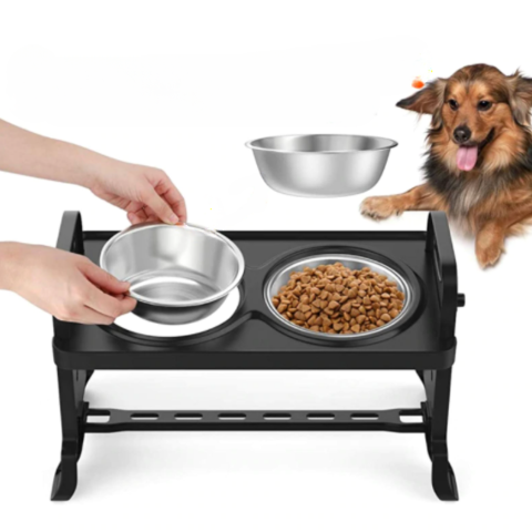 Comedero Elevado — Antideslizante Para Perro 