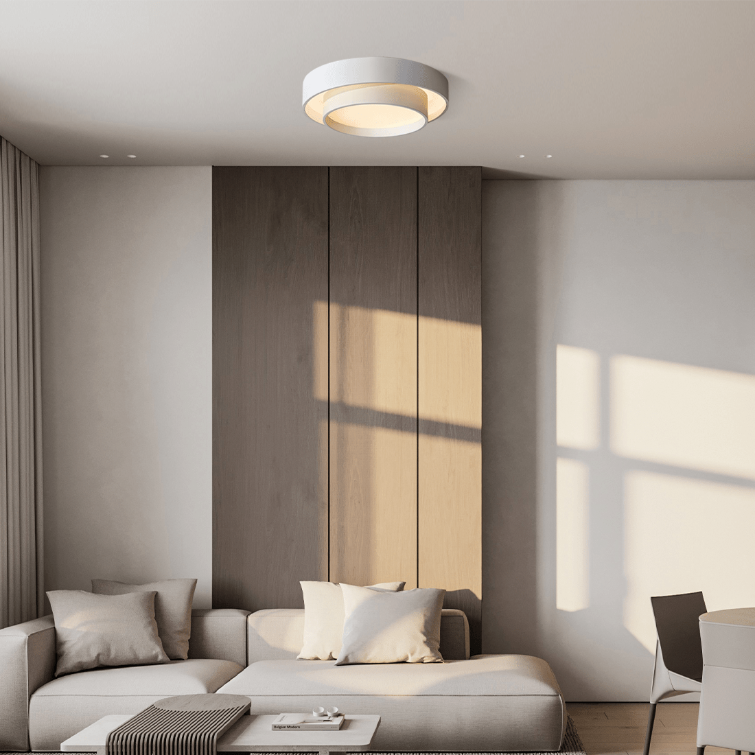 LED Taklampe Disk – Lys Og Visuell Komfort 