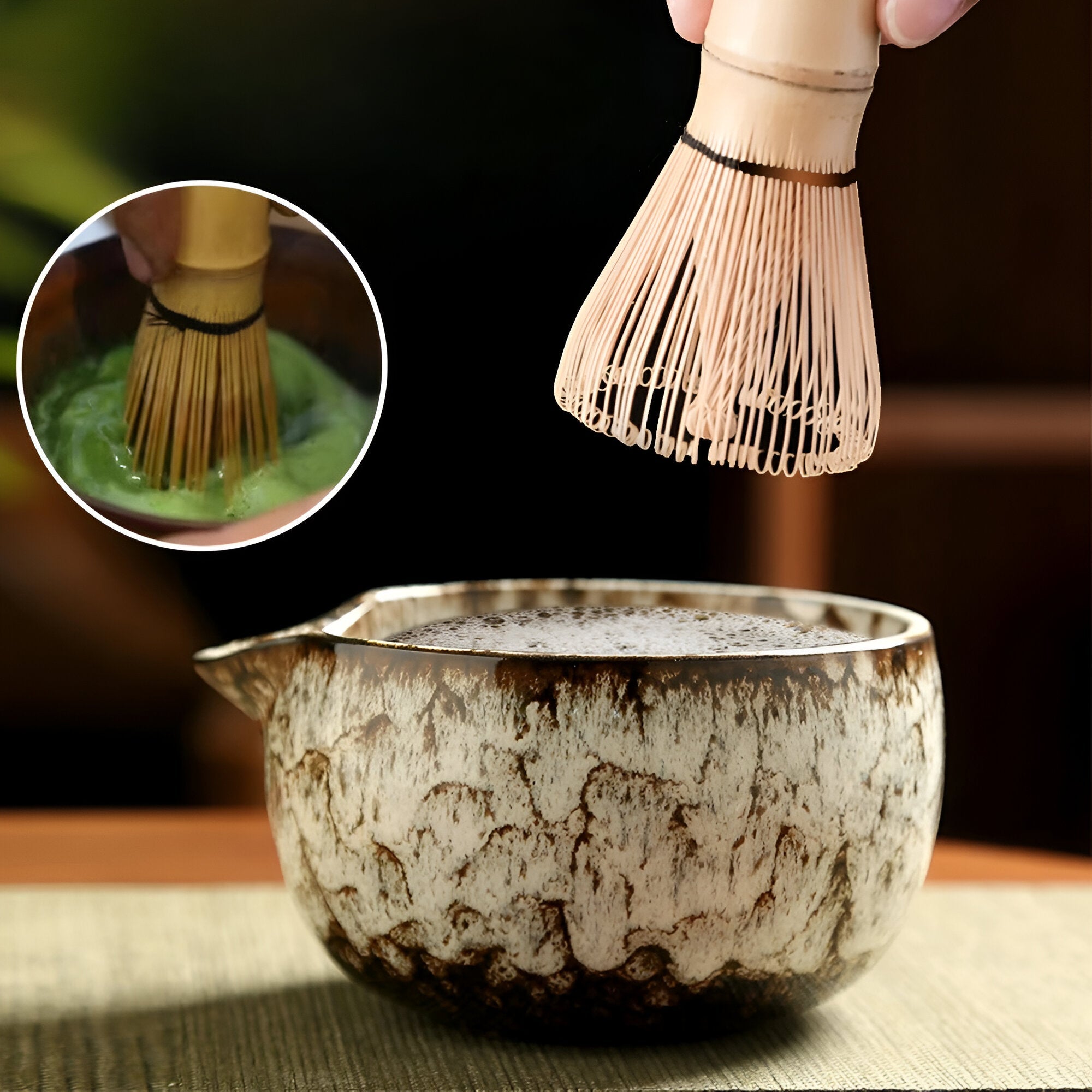 Matcha 6 Piece Preparation Set - Håndverksmessig eleganse og raffinert smak