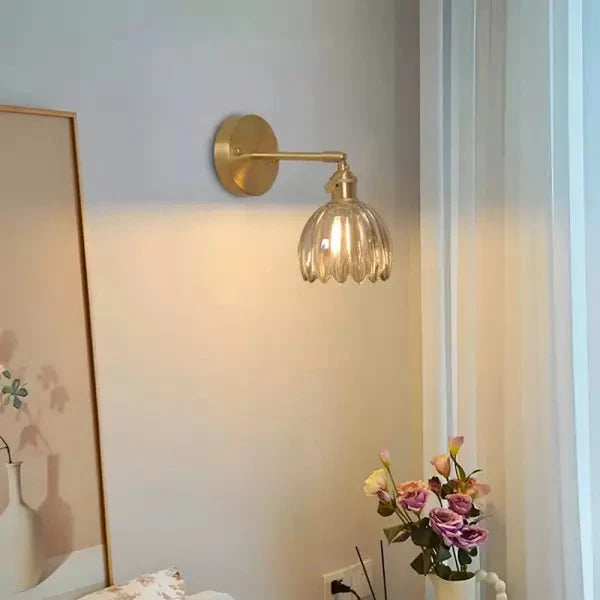 Aplique Decorativa de Parede – Flor em Botão e Ambiente Romântico 