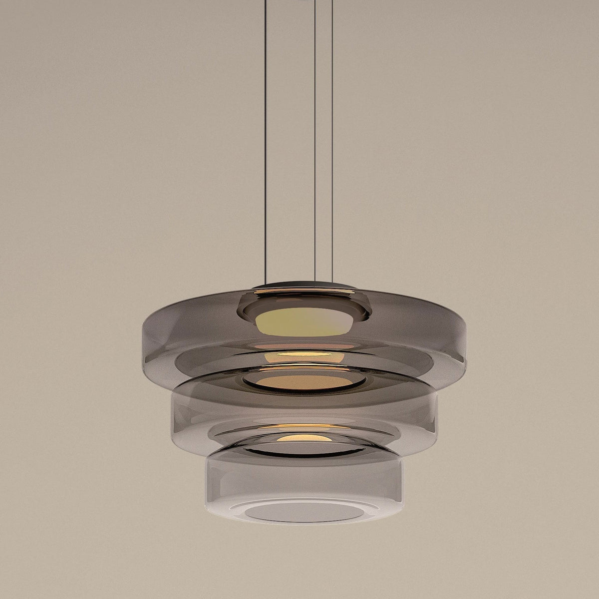 Bauhaus Style Glass Hanging Lamp - Elegance And Modernity