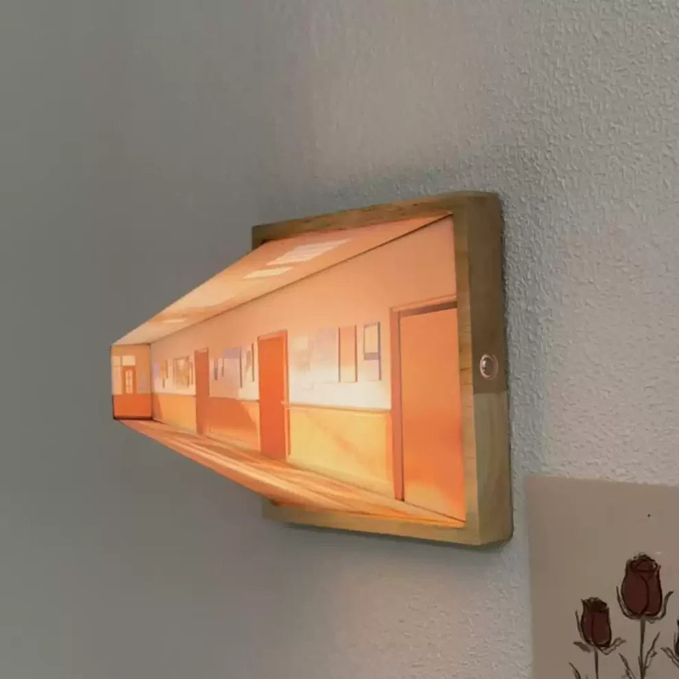 Lampe Murale Décorative – Illusion Visuelle 3D