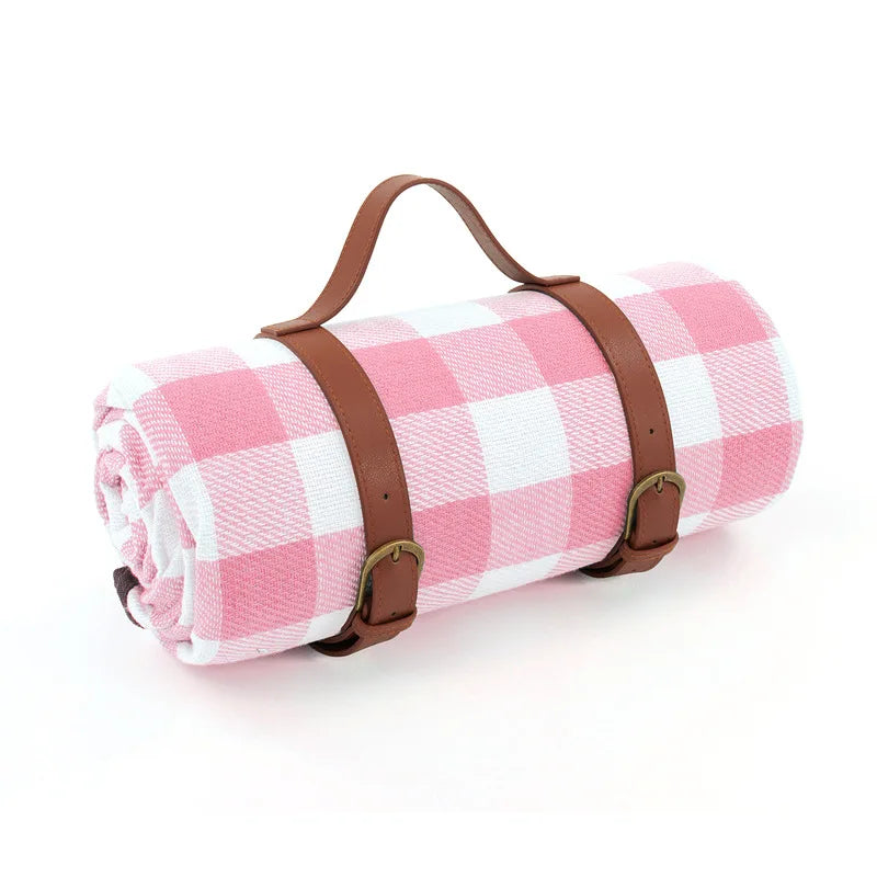 Vouwbare Waterdichte Picknickdeken – Klassiek Ruitpatroon 