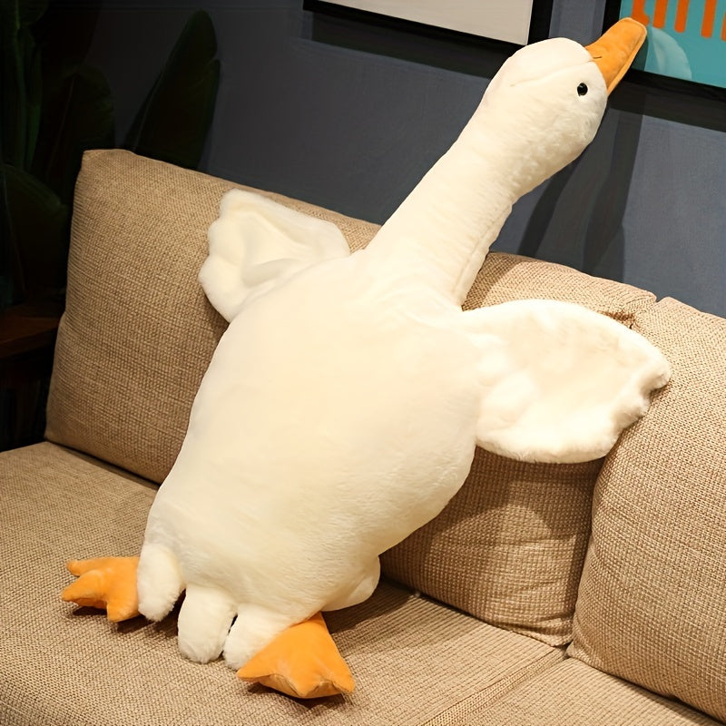 大きな白鳥のぬいぐるみ - 洗練されたデザインと限りない優しさ