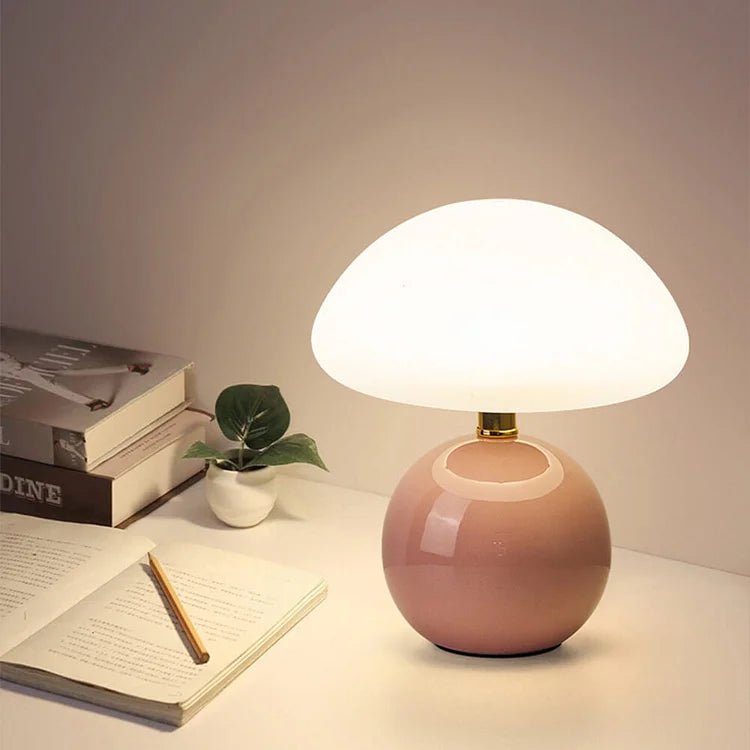 Lampe De Table En Forme De Champignon – Élégance Et Originalité
