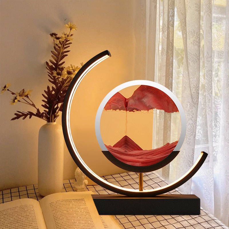 Lampada A Sabbia In Movimento – Rilassamento Visivo E Atmosfera Rilassante 