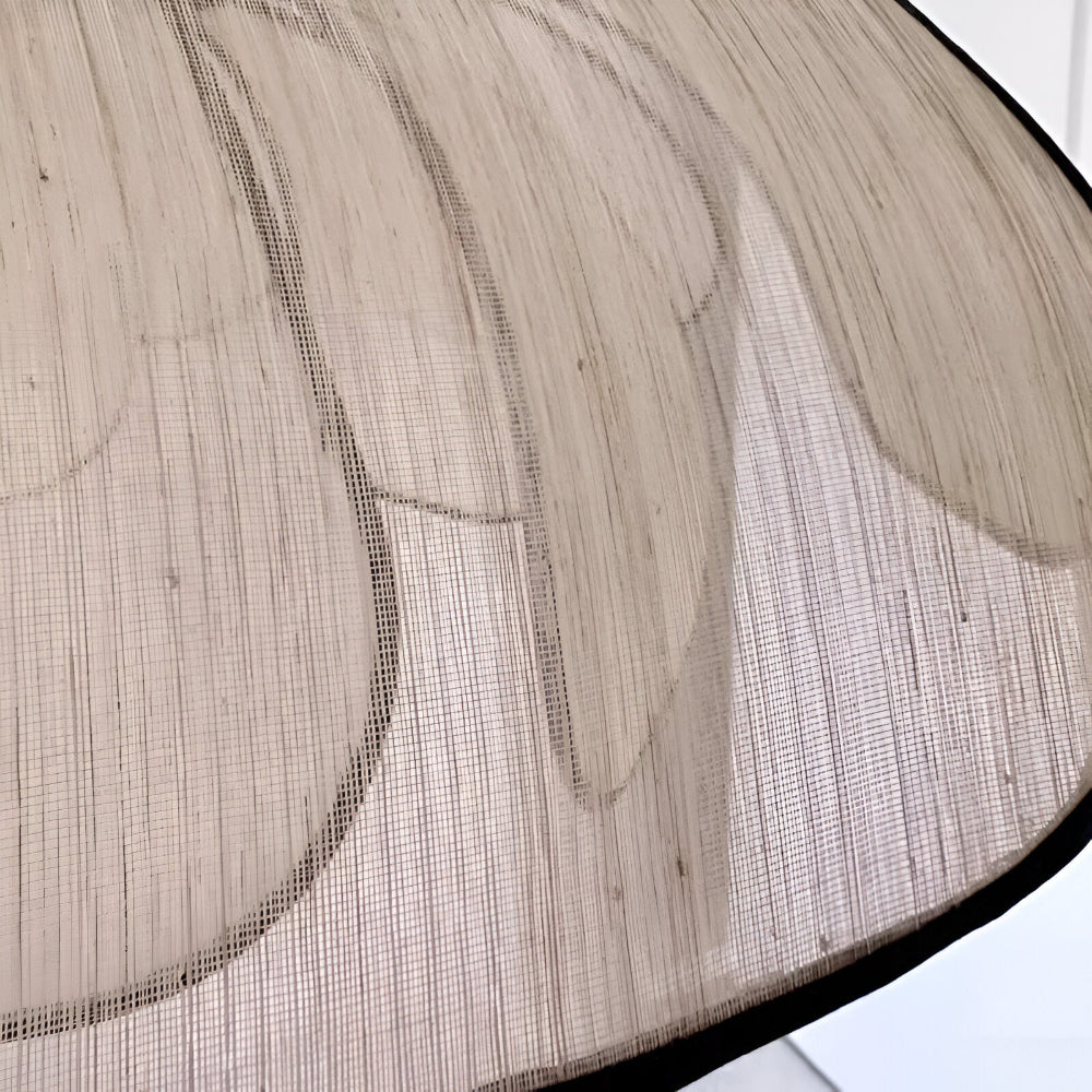 Elegantná závesná lampa z prírodného prútia - prírodná dekorácia a harmonické osvetlenie
