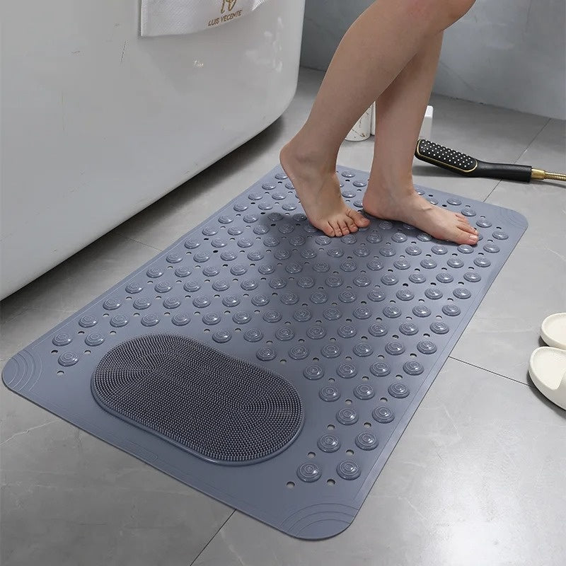 Non-slip Bath Mat – Gentle Cleaning and Foot Massage 