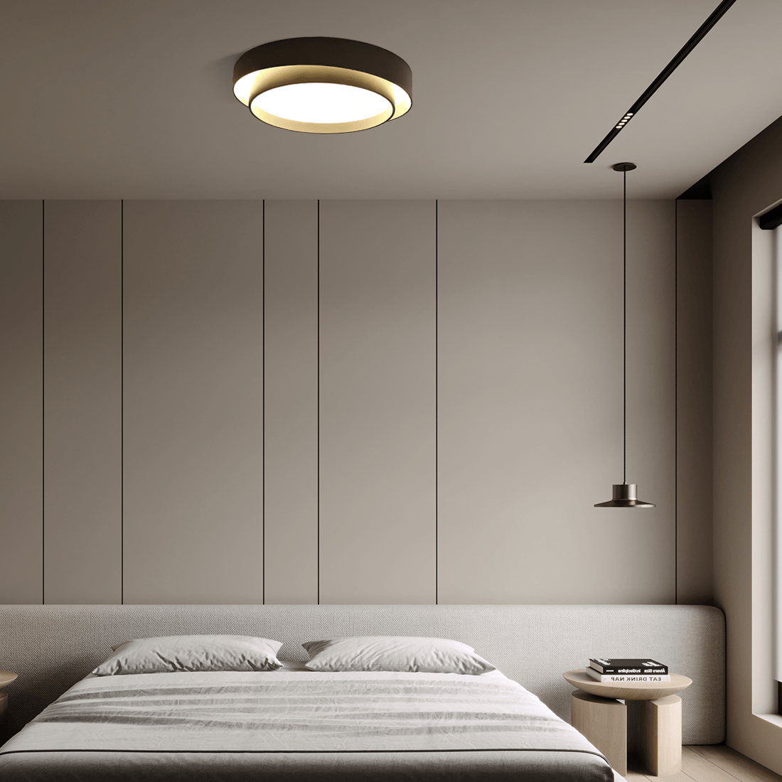 LED Taklampe Disk – Lys Og Visuell Komfort 