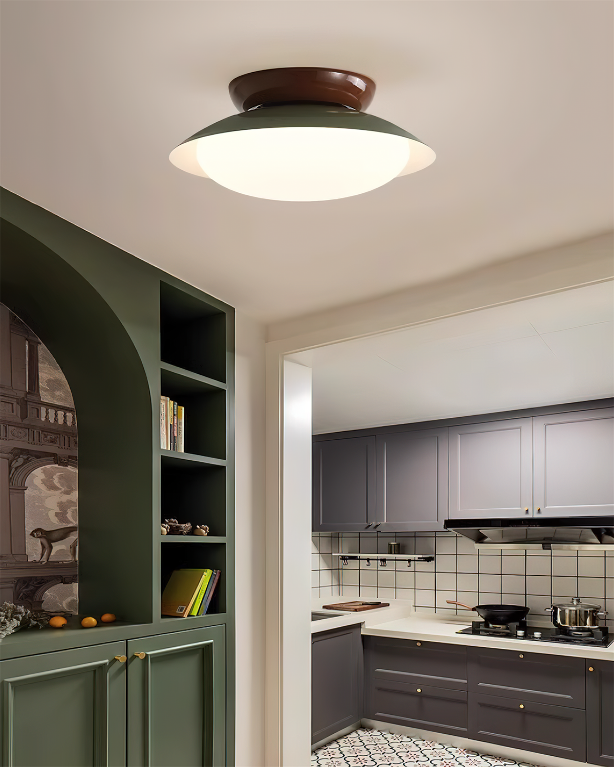 Plafonnier Rond LED — Éclat Naturel & Élégance Discrète