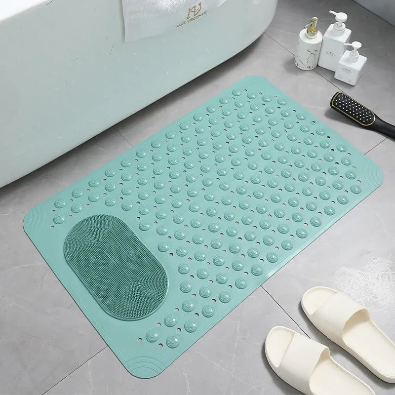 Non-slip Bath Mat – Gentle Cleaning and Foot Massage 