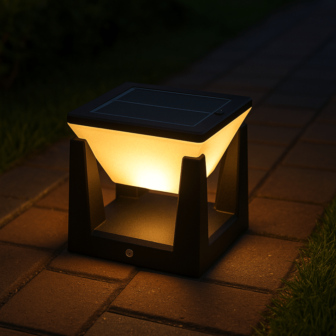Buitenlamp op zonne-energie
